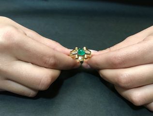 Δαχτυλιδι 18k με Σμαραγδι-thumb-12