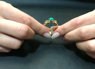 Δαχτυλιδι 18k με Σμαραγδι-thumb-13