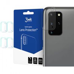 Γυαλί Προστασίας 3MK Camera Lens Samsung Galaxy S20+ Plus G985 Full Cover Tempered Glass 9H AntiCrash / AntiShock (4τμχ)