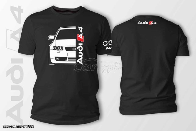 TS19548 Μπλουζάκι AUDI A4 8L 100% βαμβακερά σε διάφορα χρώματα .