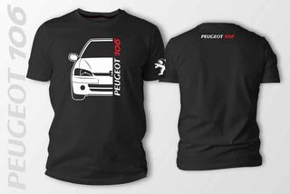 TS19587 Μπλουζάκι Peugeot 106 100% βαμβακερά σε διάφορα χρώματα .