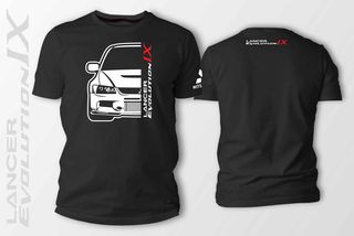 TS19609 Μπλουζάκι Mitsubishi Evo IX 100% βαμβακερά σε διάφορα χρώματα .