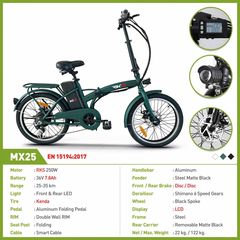 Ηλεκτρικά Ποδήλατα RKS 2025 ESF MX25 ARMY GREEN-thumb-24