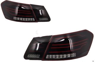 ΦΑΝΑΡΙΑ ΠΙΣΩ LED Taillights MERCEDES W212 (2009-2013) Facelift Look Red/Smoked