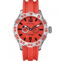 Ρολόι Nautica BFD 100 Red Dial & Red Resin Strap - A16602G A16602G