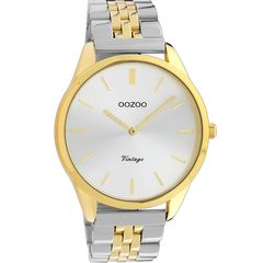 Ρολόι OOZOO Timepieces Vintage Two Tone Stainless Steel Bracelet - C9984 C9984