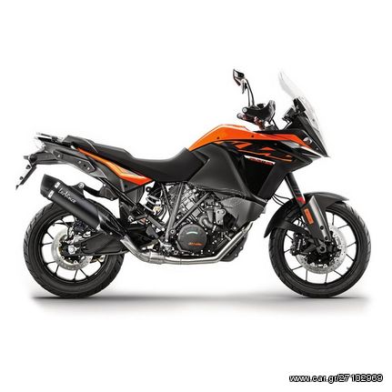 Leovince Εξάτμιση Τελικό LV One Evo Black S.Steel KTM 1090/1290 Adventure 2017 - 2020