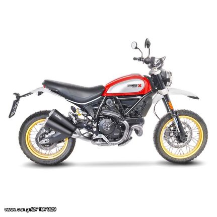 Leovince Εξατμίσεις Διπλά Τελικά GP Duals Black S.Steel Ducati Scrambler 800 DESERT SLED 2017 - 2020