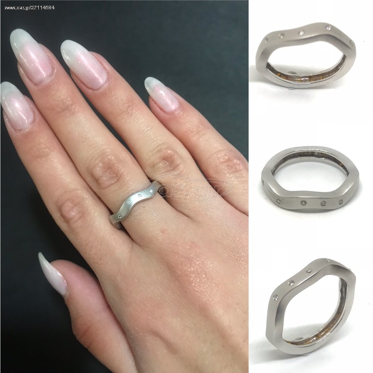 Δαχτυλιδι 18k με Μπριγιάν