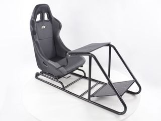 βαση τιμονιερας με καθισματα Game Seat for PC and Games console Leatherette black/grey  www.eautoshop.gr