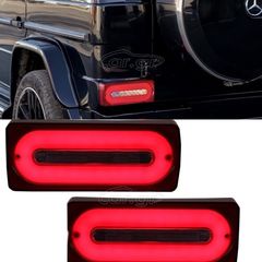 ΦΑΝΑΡΙΑ ΠΙΣΩ Full LED Taillights MERCEDES G-class W463 (1989-2015) RED Dynamic Sequential Turning Lights