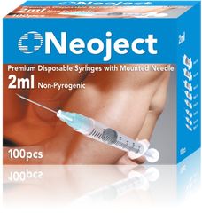 Σύριγγες neoject 2,5ml μη πυρετογόνο (1 τεμάχιο)