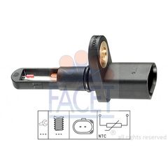 Αισθητήρες συστήματος τροφοδοσίας FACET 104006 Volkswagen Eos 3200cc V6 250ps BUB 2006 2007 2008 2009 (06B905379,06B905379A,06B905379D,06B998124,9A790537900,06B905379A)