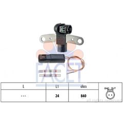 Αισθητήρας στροφών-παλμοδότης FACET 90199 Renault Grand Modus 1500cc dCi 88ps K9K750 2010 (23731BN700,23731BN70A,23731BN70B,2375000Q0A,2375000Q0G,2375000Q0M)