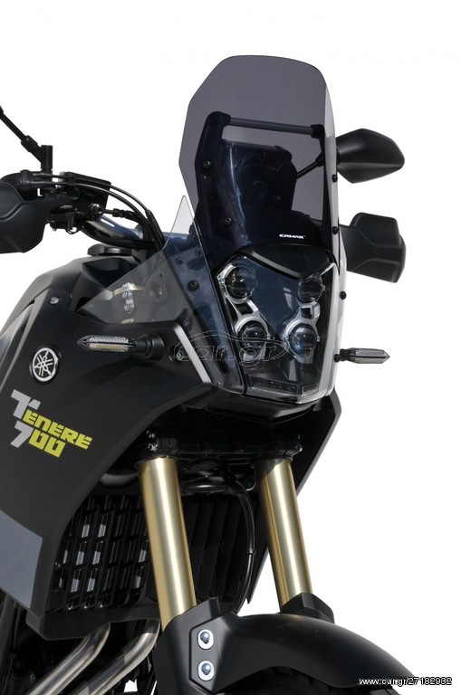 ΖΕΛΑΤΙΝΑ ΑΝΕΜΟΘΩΡΑΚΑΣ TENERE 700 2019-2022 YAMAHA ERMAX ΣΚΟΥΡΟ ΦΙΜΕ ΧΡΩΜΑ 