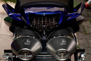 Φιμέ/διάφανο LED πίσω φανάρι με φλας Yamaha FAZER 600 FZ6 2003-2019 2004 2005 2006 2007 2008 2009
