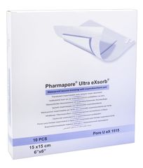 Pharmapore Ultra eXsorb επίθεμα κολλητικό 15x15cm POREUEX1515