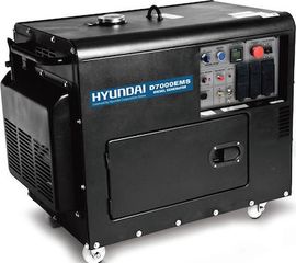 ΓΕΝΝΗΤΡΙΑ ΠΕΤΡΕΛΑΙΟΥ (ΑΘΟΡΥΒΗ) 7 KVA HYUNDAI (ΜΙΖΑ+ΜΠΑΤΑΡΙΑ+ΡΟΔΕΣ) 