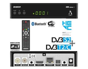 EDISION OS NINO+ DVB-S2 + DVB-T2/C Full HD δορυφορικός δέκτης