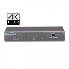 Marmitek Split 612 UHD 2.0 - HDMI Splitter 1 εισόδου και 2 εξόδων με υποστήριξη 3D και 4K