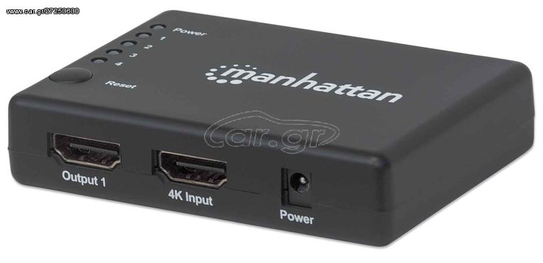 Manhattan 4K HDMI Splitter 1x4 από μια πηγή HDMI προς 4 οθόνες