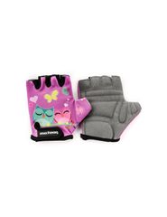 Meteor Owl 24175-24177 Κοντά Γάντια Ποδηλασίας Παιδικά Ροζ