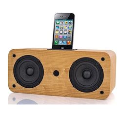 ACOUSTIC SOLUTIONS Speaker Dock - Wood ενισχυτής ήχου σε ξύλινο επιτραπέζιο έπιπλο