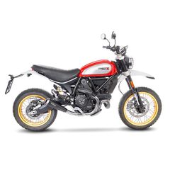 Leovince Εξάτμιση Τελικό GP One Black S.Steel Ducati Scrambler 800 DESERT SLED 2017 - 2020 Racing Version