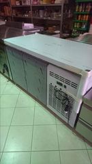 Ψυγείο Πάγκος Συντήρηση με 2 πόρτες GN με ψυκτικό μηχάνημα 1.38x70x85 *ΣΕ ΑΠΟΘΕΜΑ*