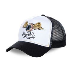 ΚΑΠΕΛΟ Von Dutch Eyes baseball cap white/black