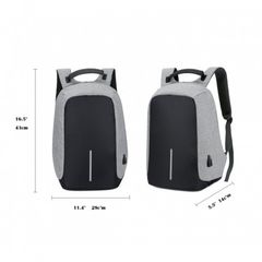 Αντικλεπτικό Σακίδιο Πλάτης με Θύρα USB – Super Safe Anti Theft Backpack