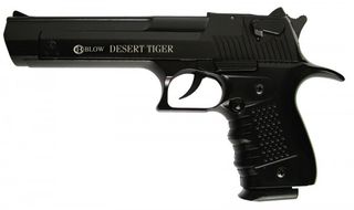 BLOW DESERT TIGER BLACK 9mm πιστόλι αντίγραφο starter pistol-ισχυρού κρότου Σηματοδοσίας με ΔΩΡΟ 1 κουτί αβολίδωτα Σηματοδοσίας (50 τμχ) ΒΛΕΠΕ ΣΗΜΑΝΤΙΚΗ ΠΡΟΕΙΔΟΠΟΙΗΣΗ ΑΣΦΑΛΕΙΑΣ ΠΕΛΑΤΩΝ