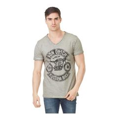 ΜΠΛΟΥΖΑ Von Dutch Kustom Bike T-Shirt Grey