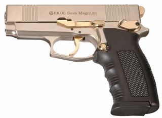 EKOL SAVA MAGNUM SATIN GOLD 9mm Πιστόλι αντίγραφο starter pistol-ισχυρού κρότου Σηματοδοσίας