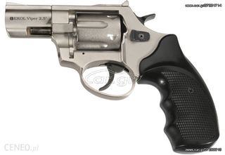 EKOL VIPER 2.5" REVOLVER SATINA 9mm Πιστόλι αντίγραφο ισχυρού κρότου Σηματοδοσίας