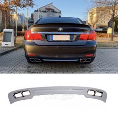 ΠΙΣΩ ΣΠΟΙΛΕΡ Diffuser & Exhaust Muffler Tips Tailpipe Package suitable for BMW F01 (2008-up) 7 Series 760i Quad Design
