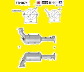 Φίλτρο σωματιδίων DPF NISSAN PATHFINDER + NAVARA D40 NP300  2.5cc dci  4WD   2005-      KARALOIZOS exhaust