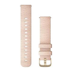 Garmin Quick Release Woven Band 20mm Blush Pink / Light Gold έως 12 άτοκες δόσεις ή 24 δόσεις