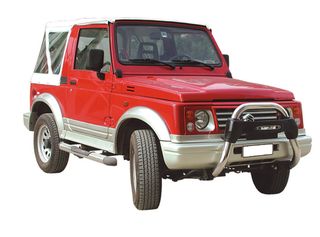 Σκαλοπάτια με μονό πάτημα  inox Suzuki Samurai