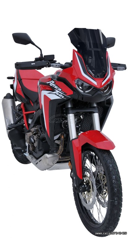 ERMAX ΖΕΛΑΤΙΝΑ ΚΟΝΤΗ SPORT 39CM HONDA CRF 1100L AFRICA TWIN 2020-2023 ΣΚΟΥΡΟ ΦΙΜΕ
