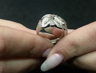 Δαχτυλιδι 18k με Μπριγιάν (Νο99)-thumb-2