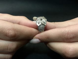 Δαχτυλιδι 18k με Μπριγιάν (Νο99)-thumb-3