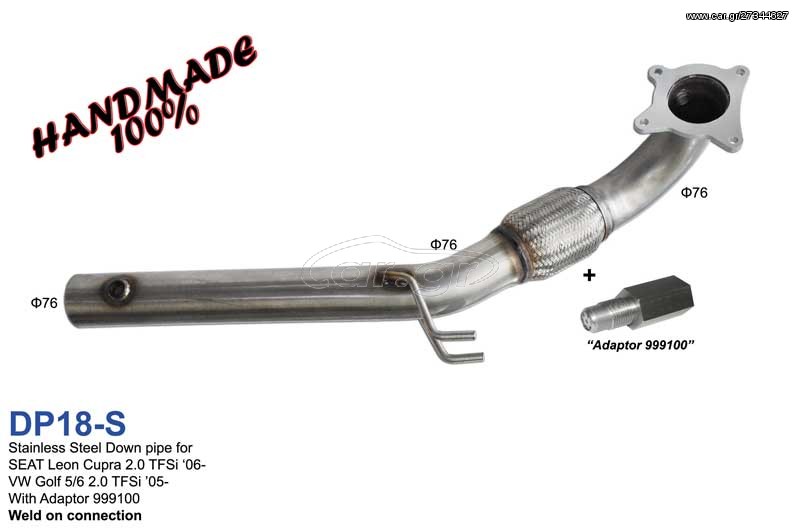 DOWN PIPE G0lf gti