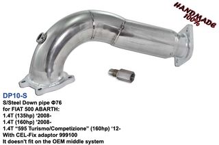 DOWN PIPE FIAT 500-G PUNTO κλπ