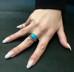 Δαχτυλιδι 18k με Τυρκουαζ-thumb-4