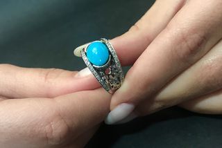 Δαχτυλιδι 18k με Τυρκουαζ-thumb-9