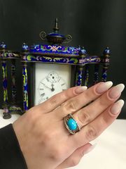 Δαχτυλιδι 18k με Τυρκουαζ-thumb-12