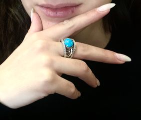 Δαχτυλιδι 18k με Τυρκουαζ-thumb-16