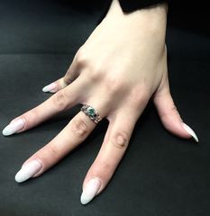 Δαχτυλιδι 18k με Σμαράγδι-thumb-1