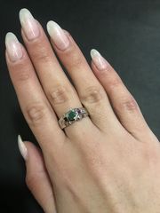 Δαχτυλιδι 18k με Σμαράγδι-thumb-7